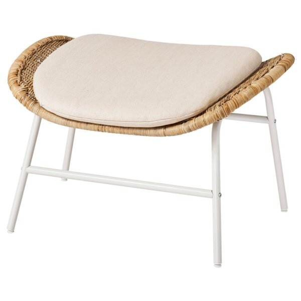 FootEase 5 – Rattan Footstool