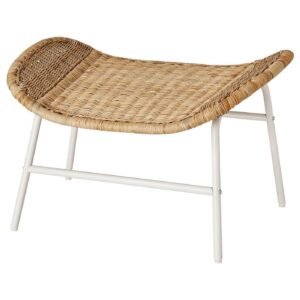 FootEase 7 – Rattan Footstool